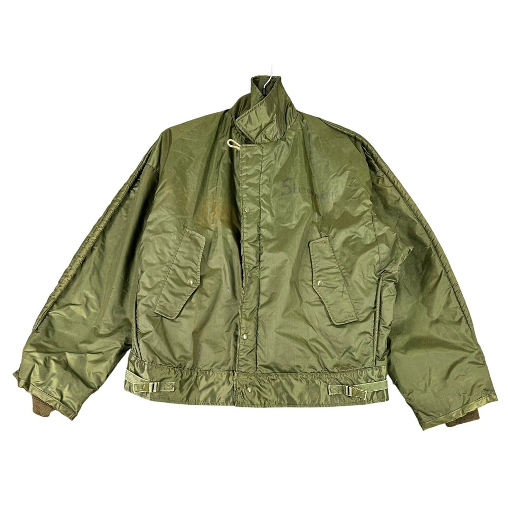 Military Vintage 60s Surplus Insulated Extreme Cold Weather A-1 Bomber Jacket L